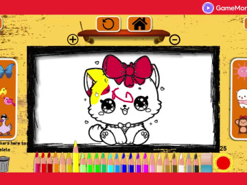 BTS Cute Kitty Coloring