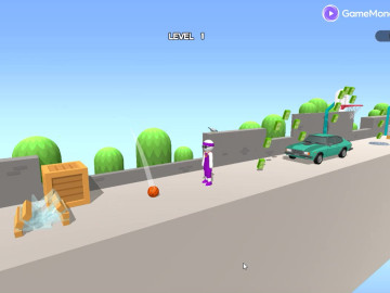 The ball bounces